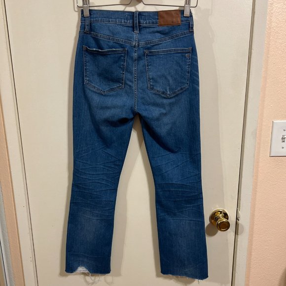 Madewell Cali Demi-Boot Jeans in Bronson Wash: Button-Front Edition Size 25. EUC - Picture 3 of 14